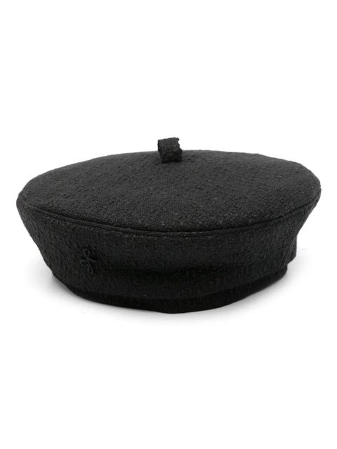 Ruslan Baginskiy logo-embroidered bakerboy hat - Black - zdjęcie produktu nr 1