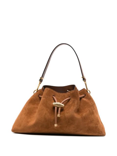 Jimmy Choo Bon Bon suede bucket bag - Brown - zdjęcie produktu nr 1