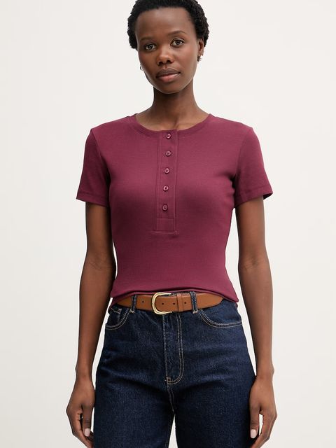 United Colors of Benetton t-shirt damski bawełniany z elastanem - zdjęcie produktu nr 2