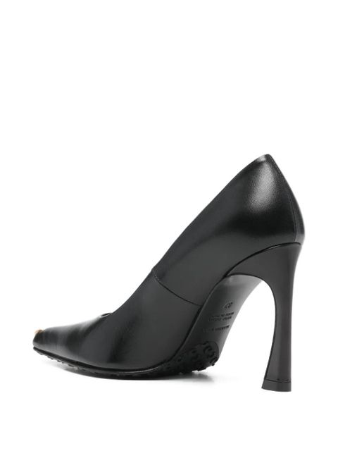 Marine Serre MS Kiss point-toe pumps - Black