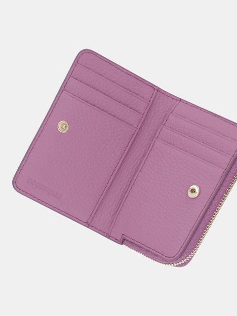 Coccinelle portfel skórzany damski kolor fioletowy E2 MW5 17 01 01