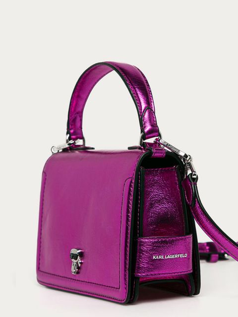 Karl Lagerfeld - Torebka skórzana - zdjęcie produktu nr 2