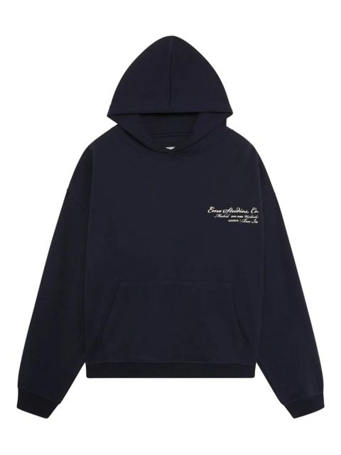 ALEMAIS graphic-print hoodie - Blue - zdjęcie produktu nr 1