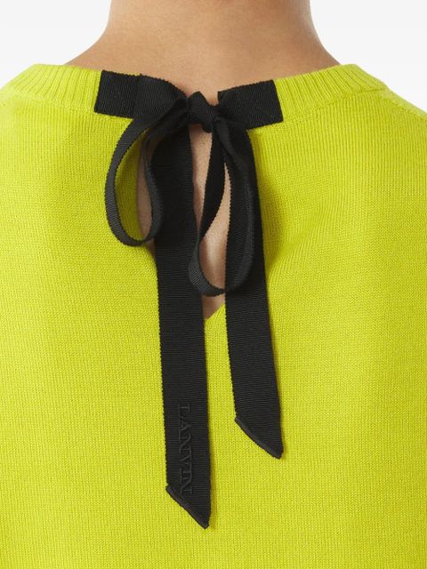 Lanvin crew-neck long-sleeve sweater - Green