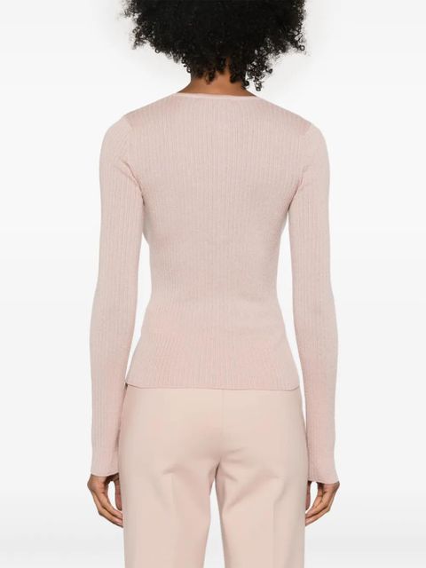 Max Mara ribbed-knit jumper - Pink