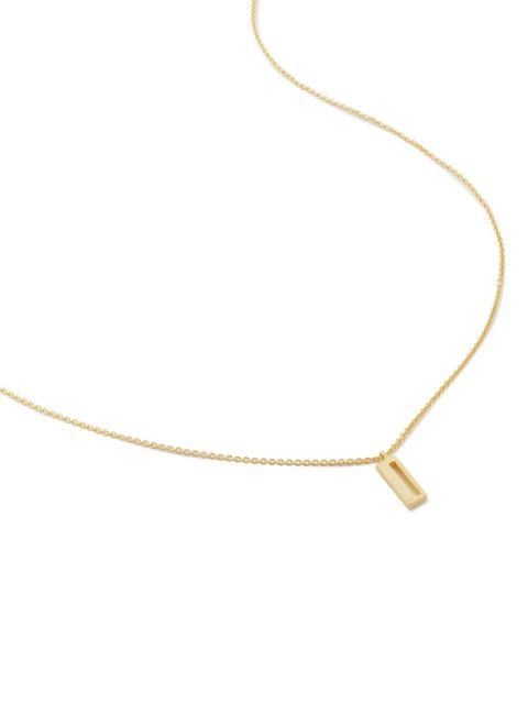 Monica Vinader Alphabet I pendant necklace - Gold - zdjęcie produktu nr 1