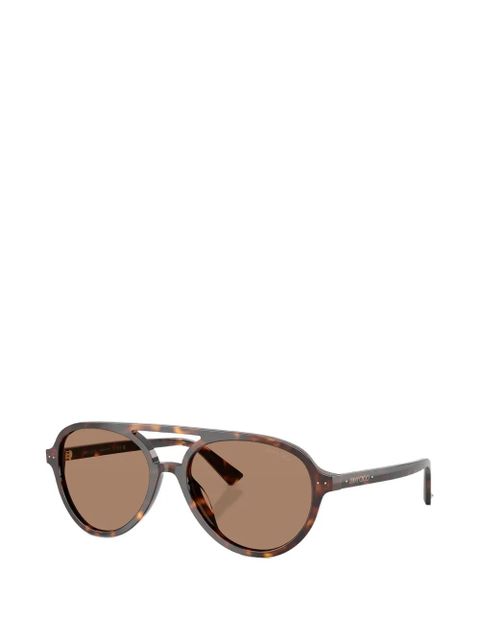 Jimmy Choo browline-frame sunglasses - Brown - zdjęcie produktu nr 2