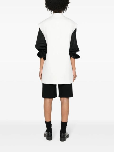 Jil Sander V-neck oversized gilet - Neutrals
