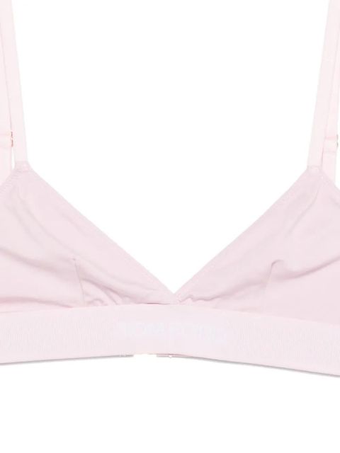 TOM FORD triangle logo-detail bra - Pink