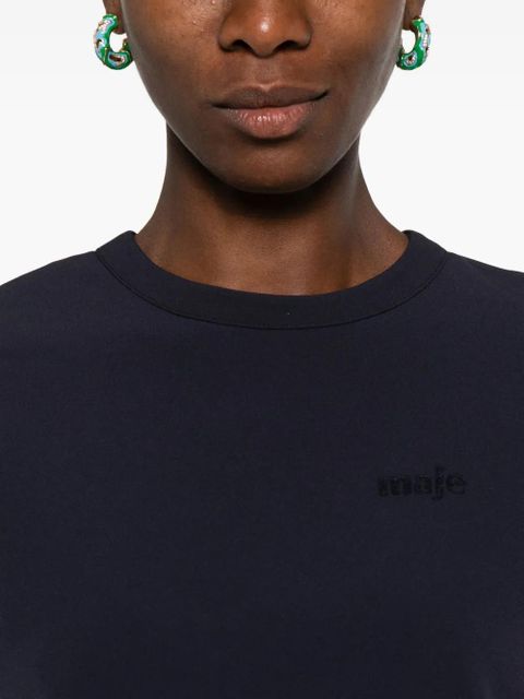 Maje embroidered t-shirt - Blue