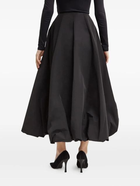 16Arlington Ortu flared midi skirt - Black