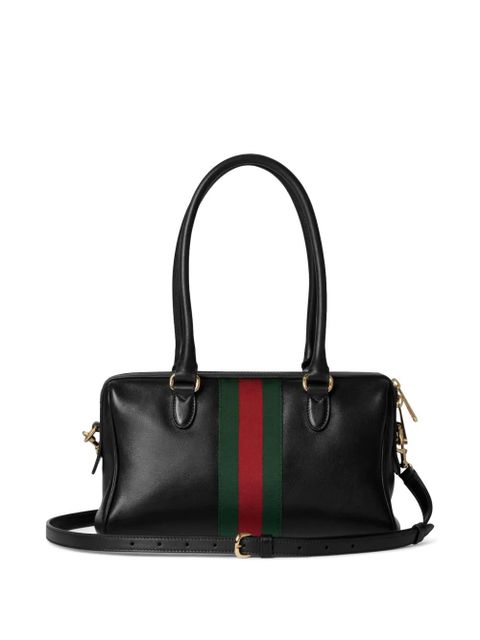 Gucci medium Borsetto leather tote bag - Black - zdjęcie produktu nr 2