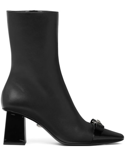 Versace Gianni Ribbon 70mm ankle boots - Black - zdjęcie produktu nr 1