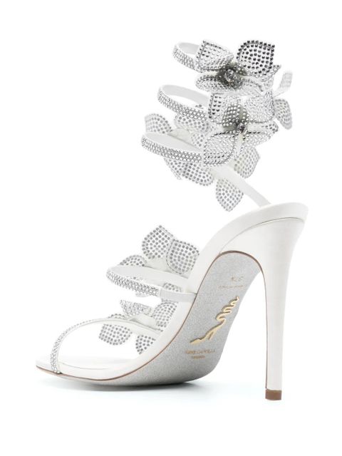 René Caovilla 105mm Floriane sandals - White - zdjęcie produktu nr 2
