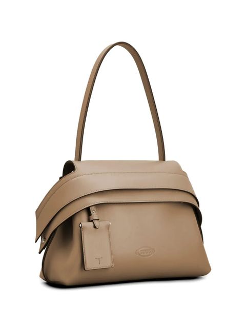 Tod's Wave small leather shoulder bag - Neutrals