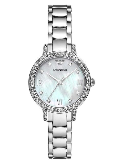 Emporio Armani zegarek AR11484 damski kolor srebrny - zdjęcie produktu nr 1