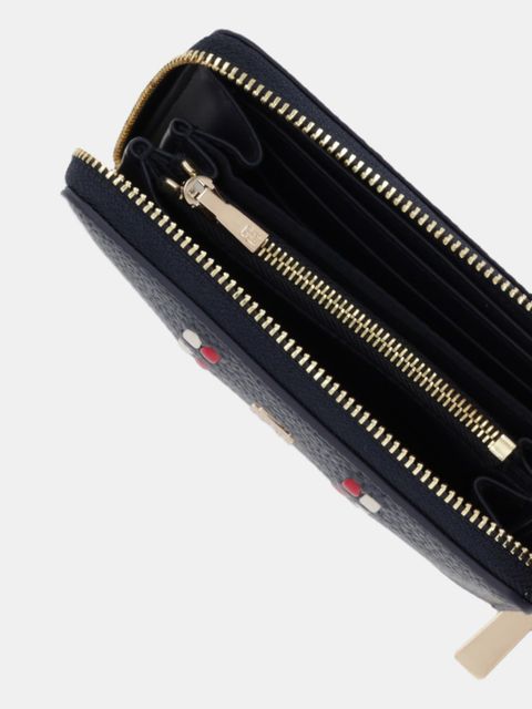 Tommy Hilfiger portfel damski kolor granatowy AW0AW18132 - zdjęcie produktu nr 1