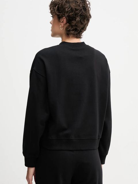 United Colors of Benetton bluza damska kolor czarny z nadrukiem 3WNW3M07T