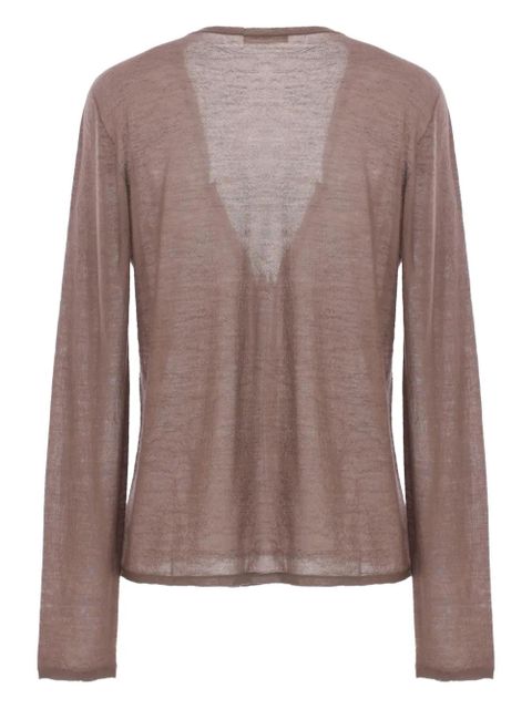The Row Kasem cashmere cardigan - Brown - zdjęcie produktu nr 2