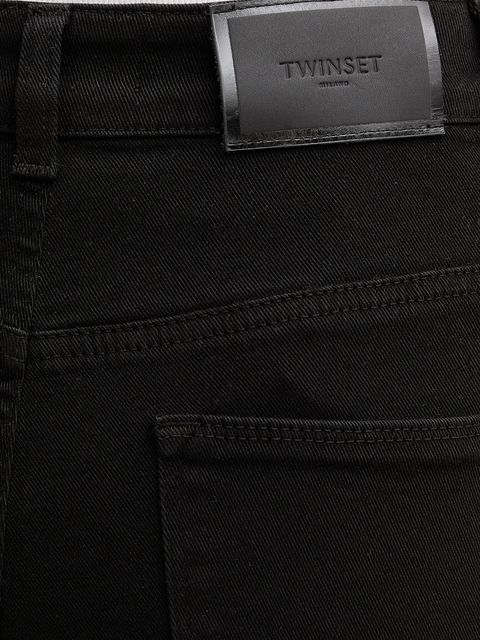 Twinset jeansy damskie high waist 261TP2680