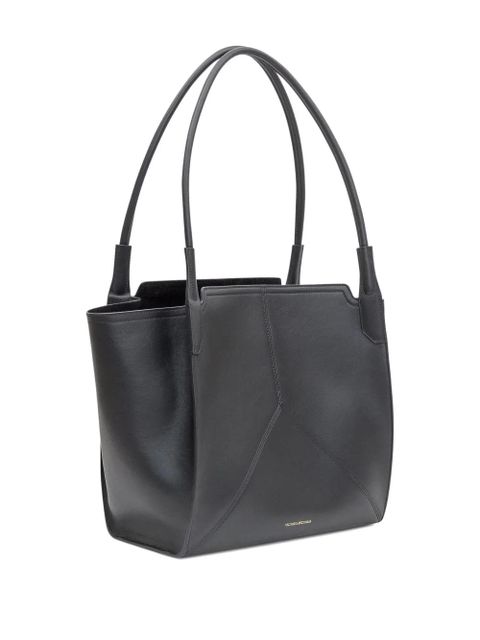 Victoria Beckham panelled leather tote bag - Black