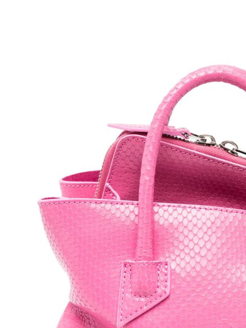 The Attico leather tote bag - Pink