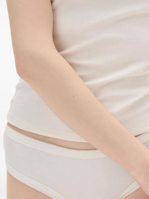 Miu Miu x Petite Bateau jersey briefs - White