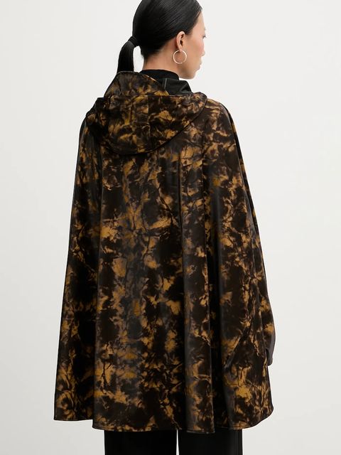 Rains poncho 18800 Cape W3 kolor brązowy przejściowa 18800 - zdjęcie produktu nr 2