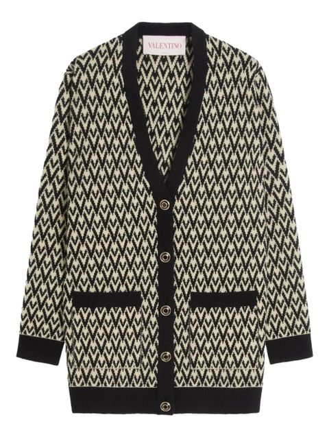 Valentino Garavani Toute La V cardigan - Black - zdjęcie produktu nr 1