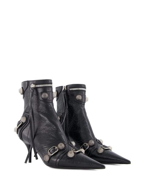 Balenciaga Cagole buckle-detail ankle boots - Black - zdjęcie produktu nr 2