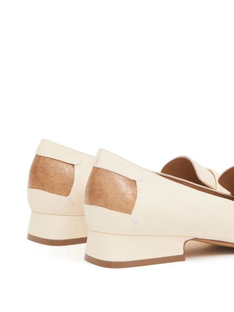 Maison Margiela Four Stitches decortiqué loafers - White