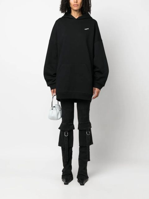 Coperni oversize logo-print hoodie - Black - zdjęcie produktu nr 2