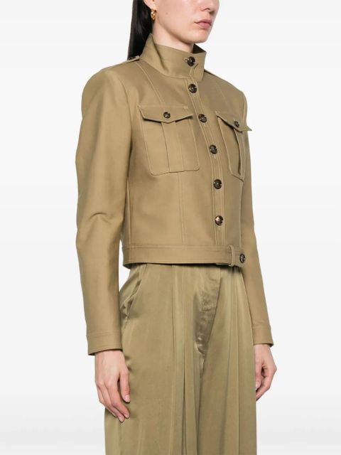 TOM FORD cropped jacket - Green - zdjęcie produktu nr 2