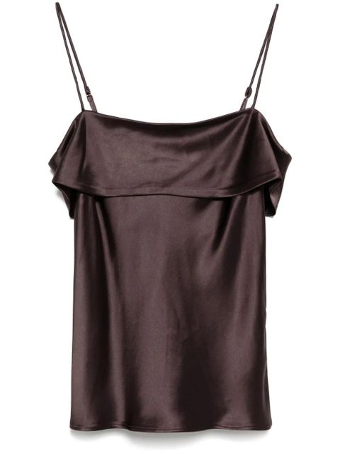 Acler Hale wood top - Brown - zdjęcie produktu nr 1