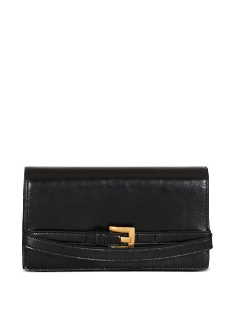 Balmain belt-detail clutch bag - Black - zdjęcie produktu nr 1