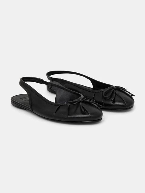 Answear.LAB baleriny kolor czarny z odkrytą piętą - zdjęcie produktu nr 1