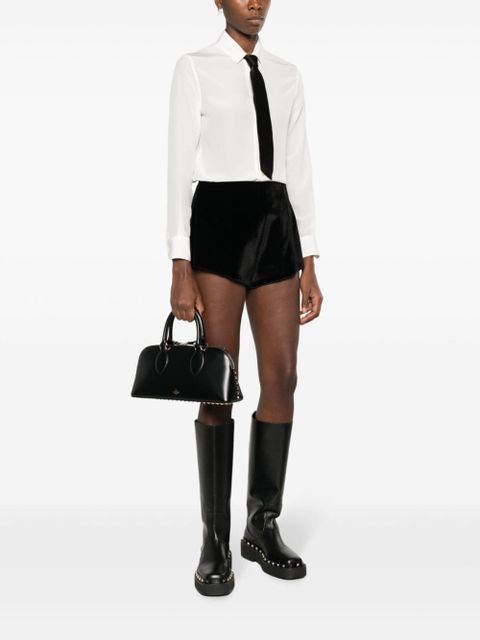 Valentino Garavani Rockstud-embellished leather tote bag - Black - zdjęcie produktu nr 2