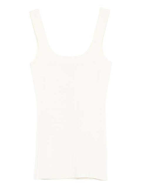 ENTIRE STUDIOS squared-neck tank top - White - zdjęcie produktu nr 1