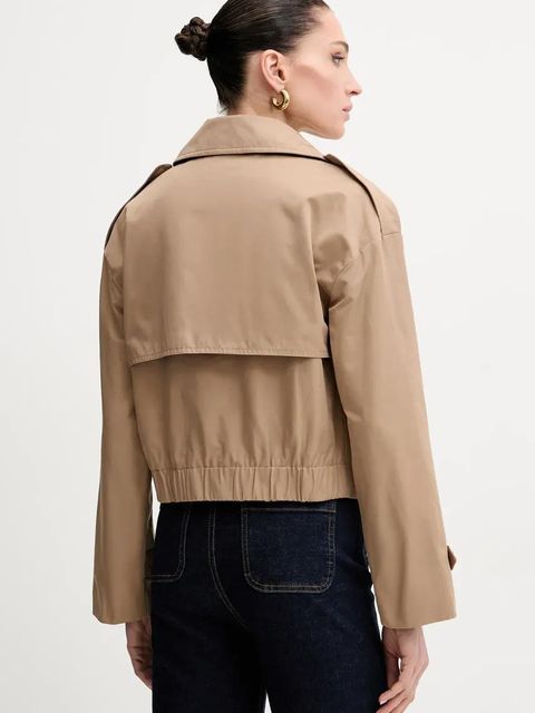 Morgan kurtka GSIM damska kolor beżowy przejściowa dwurzędowa GSIM - zdjęcie produktu nr 2