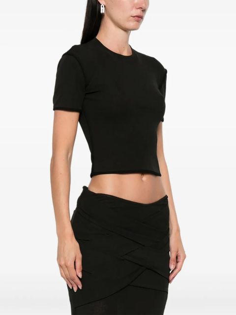 Nanushka Sabelle short-sleeved top - Green