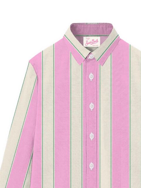 MC2 Saint Barth striped buttoned shirt - Pink - zdjęcie produktu nr 2