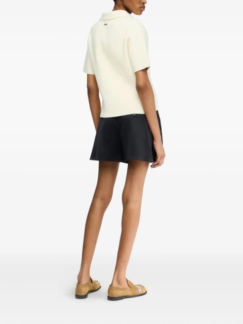 JW Anderson cable-knit polo top - Neutrals - zdjęcie produktu nr 2