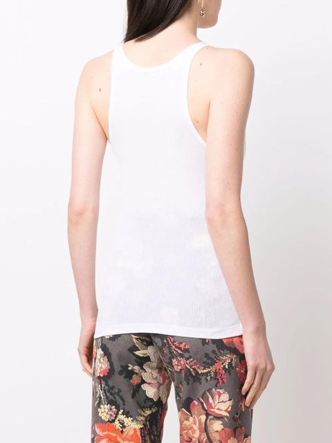 AGOLDE stretch tank top - White