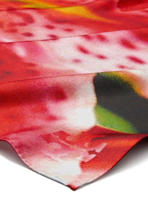 Tory Burch Lily silk scarf - Pink