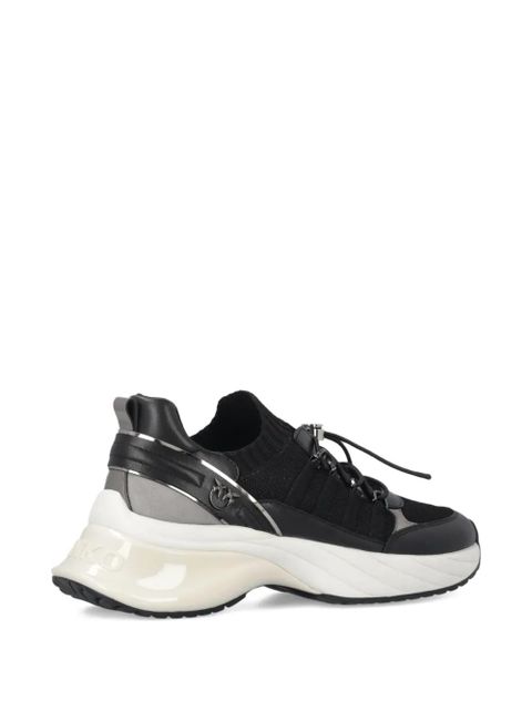 PINKO Ariel lace-up panelled sneakers - Black
