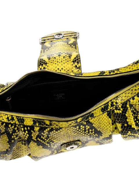 Balenciaga medium Pamela logo-detail shoulder bag - Yellow