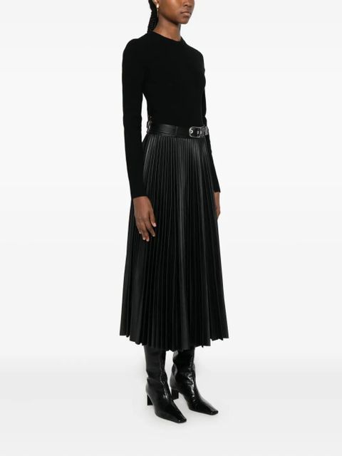 Simkhai pleated midi dress - Black