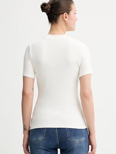 Marc O'Polo t-shirt damski kolor beżowy 5000006283