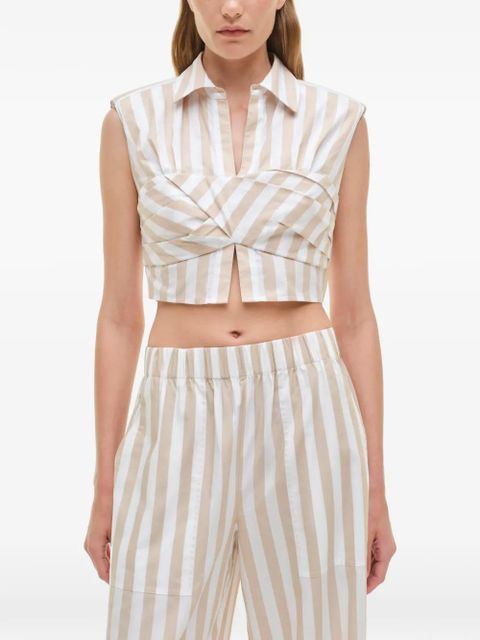 Simkhai Emie striped blouse - Neutrals