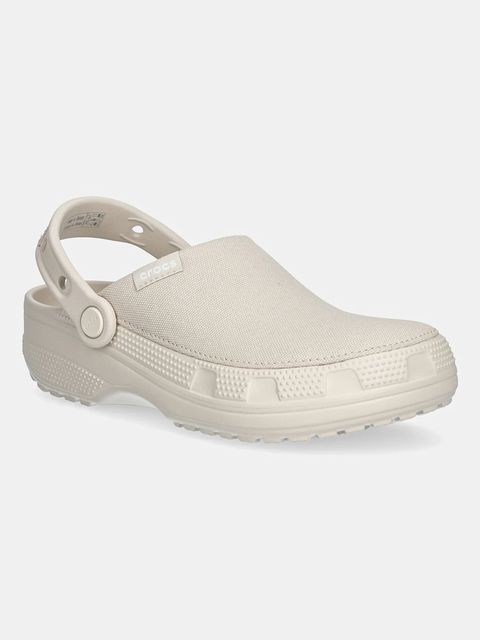 Crocs klapki Classic Crafted Clog damskie kolor beżowy 211354 - zdjęcie produktu nr 1